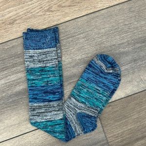 Blue and Gray Socks